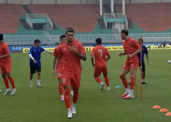 Latihan Timnas Vietnam di Pakansari, Fokus Tertuju ke Do Hoang Hen