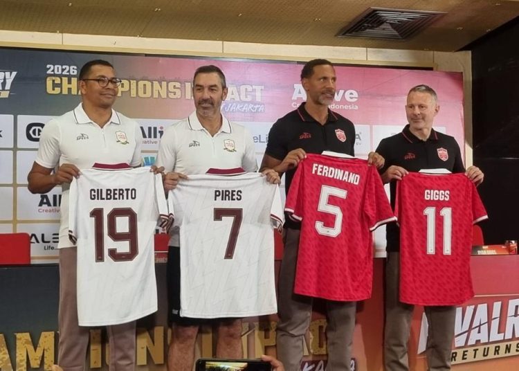 Jakarta Diserbu Legenda Manchester dan Arsenal