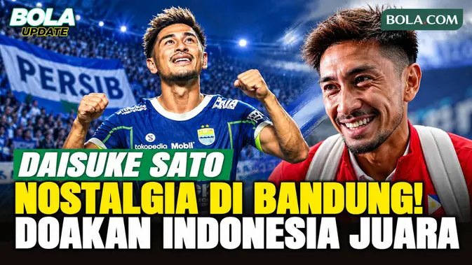 Nostalgia Daisuke Sato di Bandung, Mantan Pemain Persib Doakan Timnas Indonesia di Final FIFA ASEAN Cup 2026
