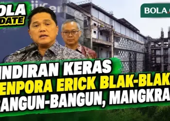 Kritikan Menpora Erick terhadap Proyek Fasilitas Olahraga yang Mangkrak dan Tidak Berkualitas
