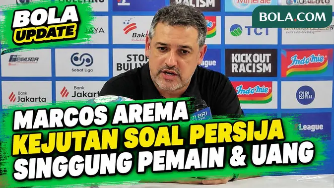 Pengakuan Pelatih Arema Tentang Persija dan Investasi Pemainnya
